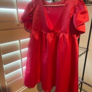 Pink new large dress for outing